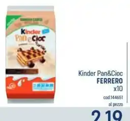 Talento Professional Store Kinder Pan&Cioc Ferrero offerta