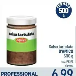 Talento Professional Store Salsa tartufata D'Amico offerta