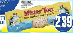 Vicino a te supermercati Mister Ton Tonno all'olio di semi di girasole offerta