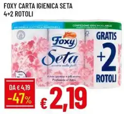 IperFamila Foxy carta igienica seta offerta
