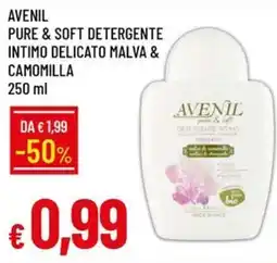 IperFamila Avenil pure & soft detergente intimo delicato malva & camomilla offerta