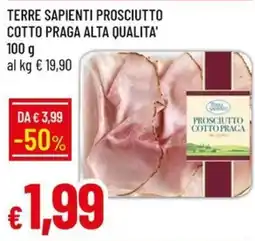 IperFamila Terre Sapienti Prosciutto Cotto Praga offerta