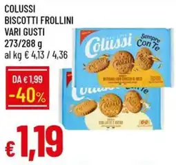 IperFamila Colussi biscotti frollini offerta