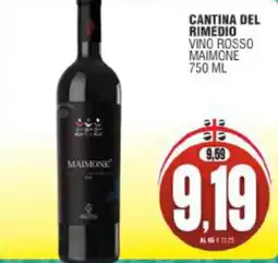 Vicino a te supermercati Vino Rosso Maimone offerta