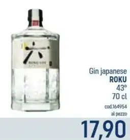 Talento Professional Store Gin giapponese Roku offerta
