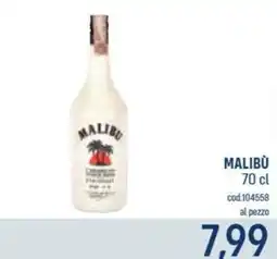 Talento Professional Store Malibù offerta