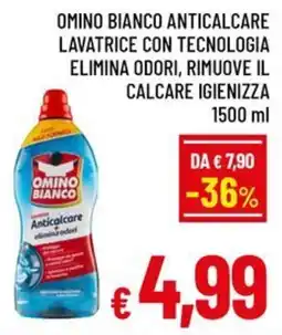 Famila Market Omino Bianco lavatrice anticalcare offerta