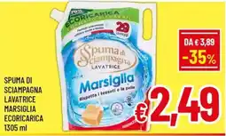 Famila Market Spuma di sciampagna lavatrice Marsiglia offerta