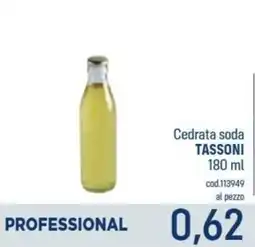 Talento Professional Store Cedrata soda TASSONI offerta