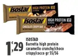 Rossotono Carrefour Isostar barretta high protein offerta