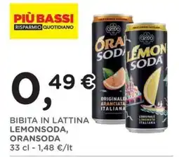 Orvea Lemonsoda, Oransoda offerta