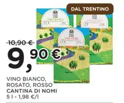 Orvea Vino Bianco, Rosato, Rosso Cantina di Nomi offerta