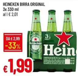 IperFamila Heineken birra originale offerta