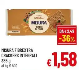 Famila Market Misura Fibrextra Crackers Integrali offerta