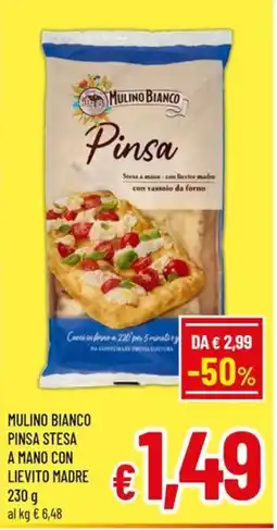 Famila Market Mulino Bianco Pinsa stesa a mano con lievito madre offerta
