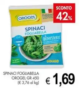 PrestoFresco Spinaci fogliabella Orogel offerta