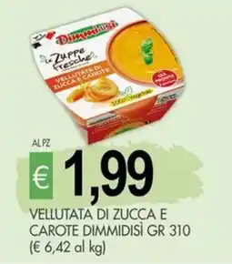 PrestoFresco Vellutata di zucca e carote Dimmidisì offerta