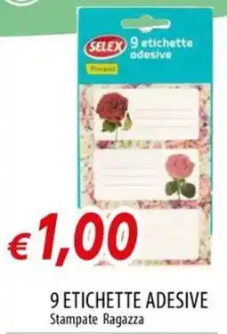 Galassia Selex etichette adesive offerta