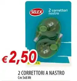Galassia Selex correttori a nastro offerta