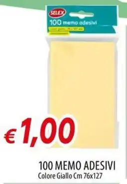 Galassia Selex memo adesivi offerta
