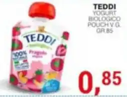 Supermercati Spesa Mia Teddi yogurt biologico fragola offerta