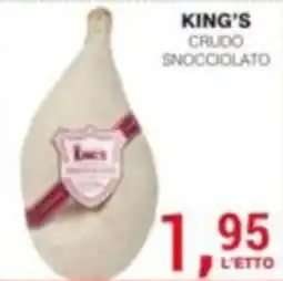 Supermercati Spesa Mia King's crudo snocciolato offerta