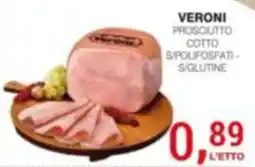 Supermercati Spesa Mia Veroni prosciutto cotto offerta