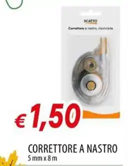 Galassia Correttore a nastro Scatto offerta