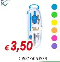 Galassia Compasso 5 pezzi Scatto offerta