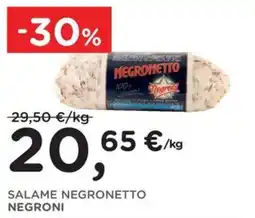 Orvea Salame Negronetto Negroni offerta
