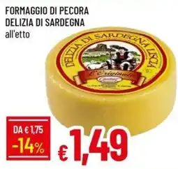 IperFamila Formaggio di pecora Delizia di Sardegna offerta