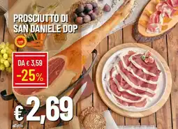 IperFamila Prosciutto di San Daniele Dop offerta