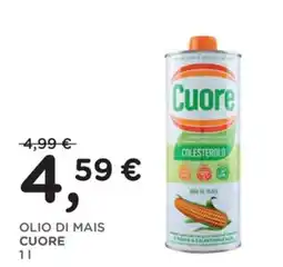 Orvea Olio di mais Cuore offerta
