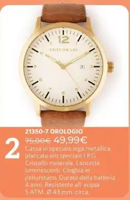 Cristian Lay Orologio Cristian Lay offerta