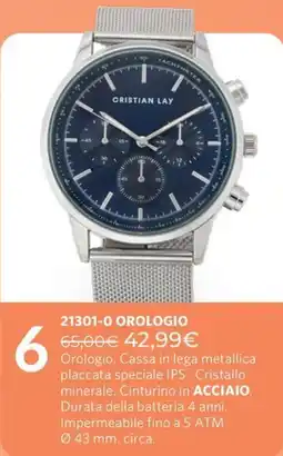 Cristian Lay Orologio Cristian Lay offerta