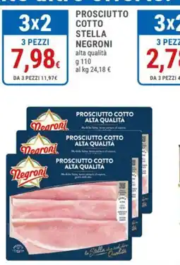 Doro Daily Prosciutto cotto Stella Negroni offerta