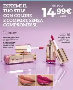 Cristian Lay Rossetto liquido "Long Lasting" Cristian Lay offerta