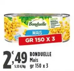 Rossotono Carrefour Bonduelle Mais offerta