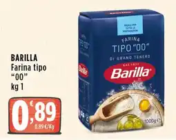 Rossotono Carrefour Barilla Farina tipo "00" offerta