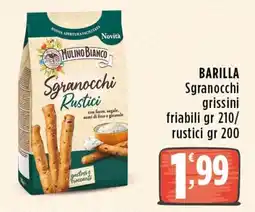 Rossotono Carrefour Barilla Sgranocchi grissini offerta