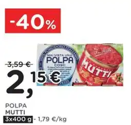 Orvea Polpa Mutti offerta