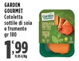 Rossotono Carrefour Garden Gourmet Cotoletta sottile di soia e frumento offerta
