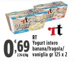 Rossotono Carrefour Yogurt intero RT offerta