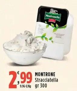 Rossotono Carrefour Montrone Stracciatella offerta