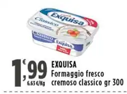 Rossotono Carrefour Exquisa Formaggio fresco cremoso classico offerta