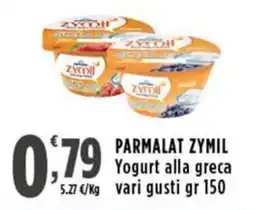 Rossotono Carrefour Parmalat Zymil Yogurt alla greca offerta