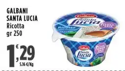 Rossotono Carrefour Galbani Santa Lucia Ricotta offerta