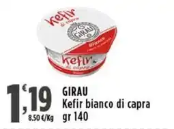 Rossotono Carrefour Girau Kefir bianco di capra offerta