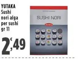 Rossotono Carrefour Yutaka sushi nori offerta