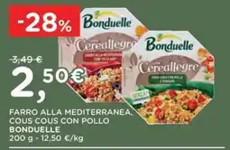Orvea Farro alla mediterranea, cous cous con pollo Bonduelle offerta